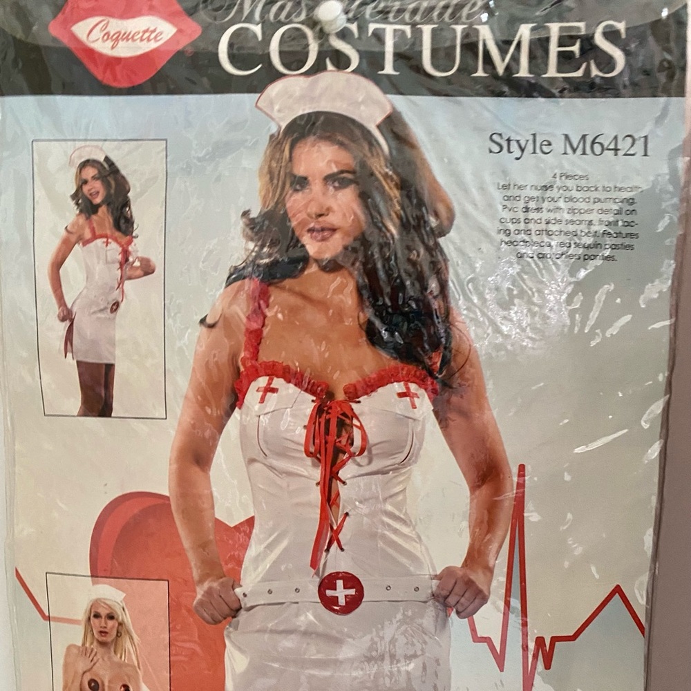 Beautiful nurse costume - never used size M/L